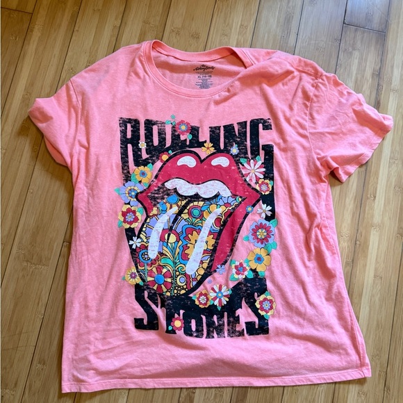 the Rolling Stones Tops - Rolling Stones Logo Tee